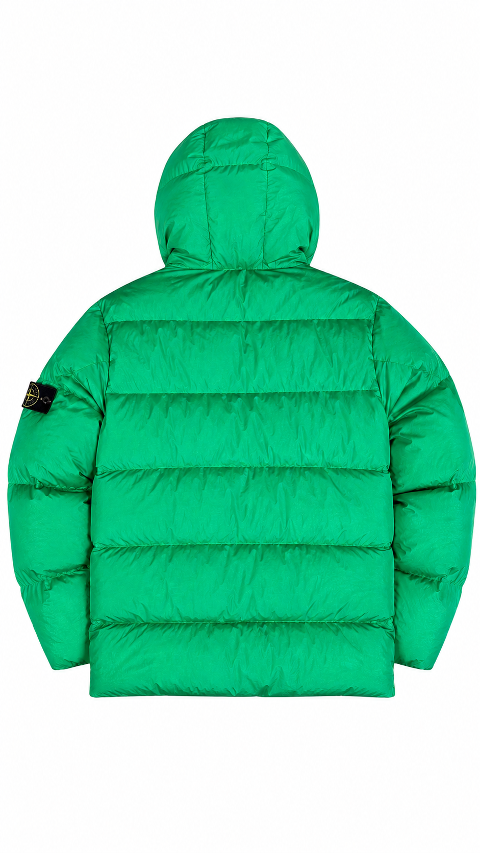 Doudoune Stone Island Garment Dyed Crinkle Reps NY Down vert taille M, autre angle — vue 2