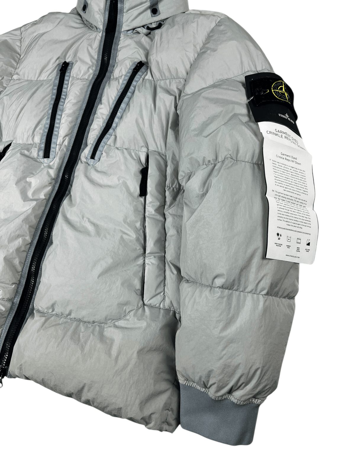 DOUDOUNE STONE ISLAND GARMENT DYED CRINKLE REPS NY DOWN - NB08 SHOP