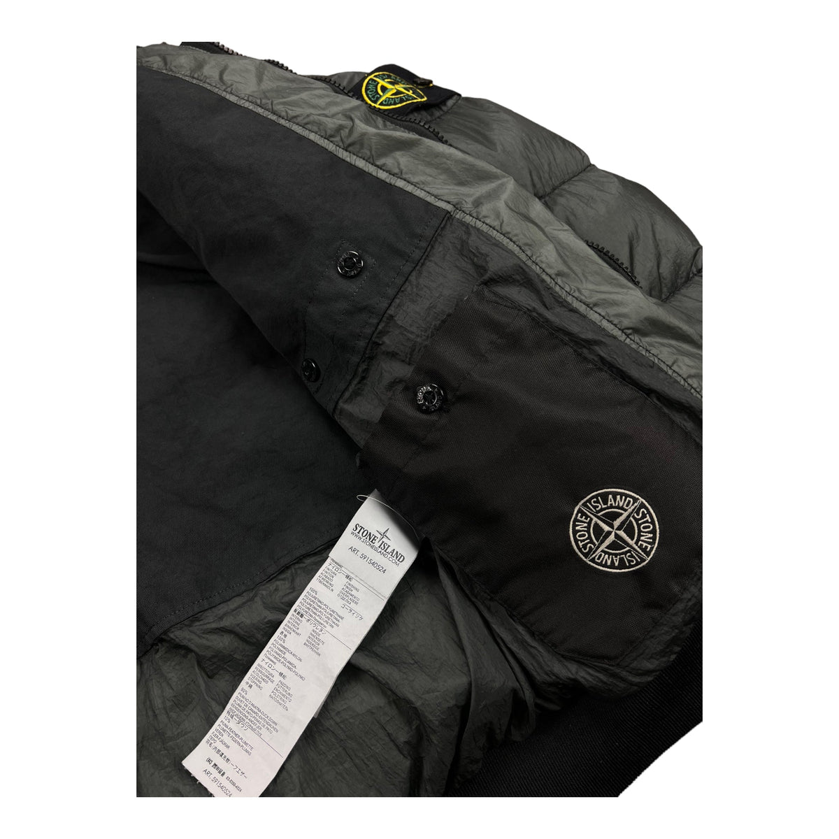 DOUDOUNE STONE ISLAND GARMENT DYED DOWN_26 GR X SQM_N - NB08