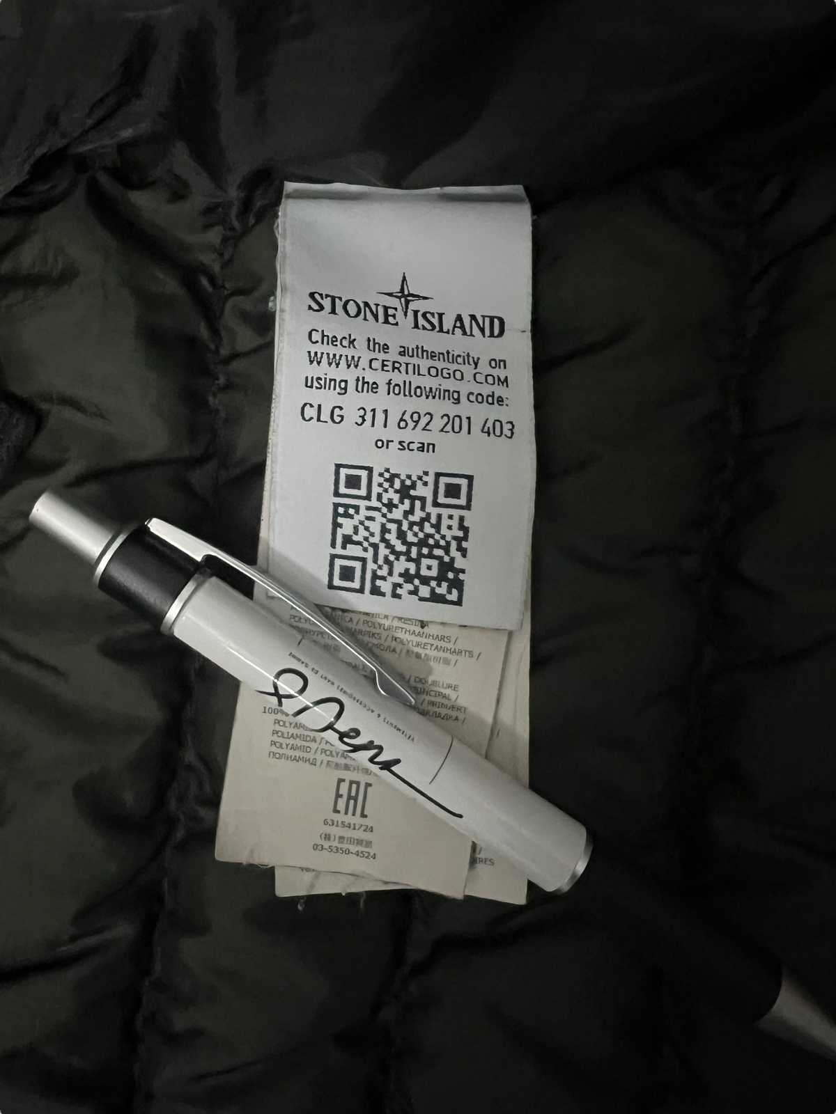 DOUDOUNE MATELASSÉE STONE ISLAND GARMENT DYED DOWN_26 GR X SQM_N - NB08