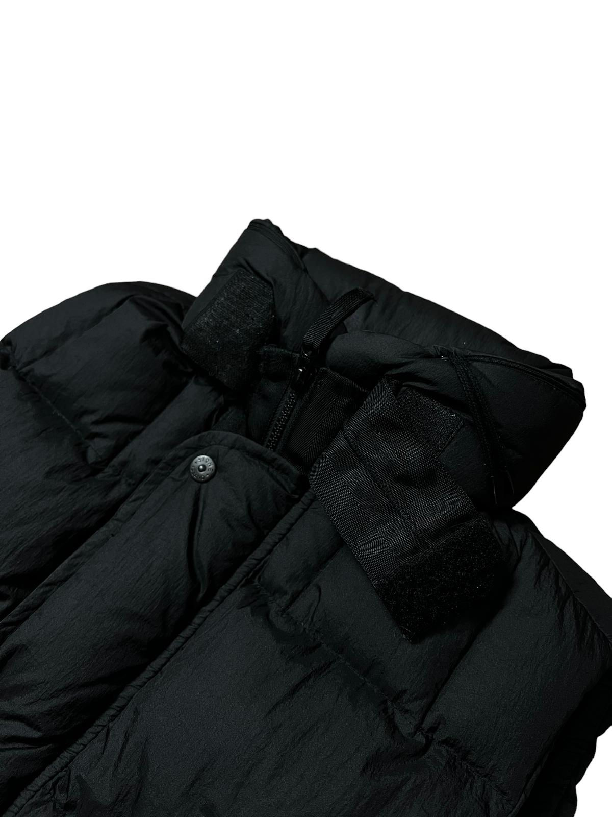 DOUDOUNE À CAPUCHE SANS MANCHE STONE ISLAND DOWN JACKET - NB08