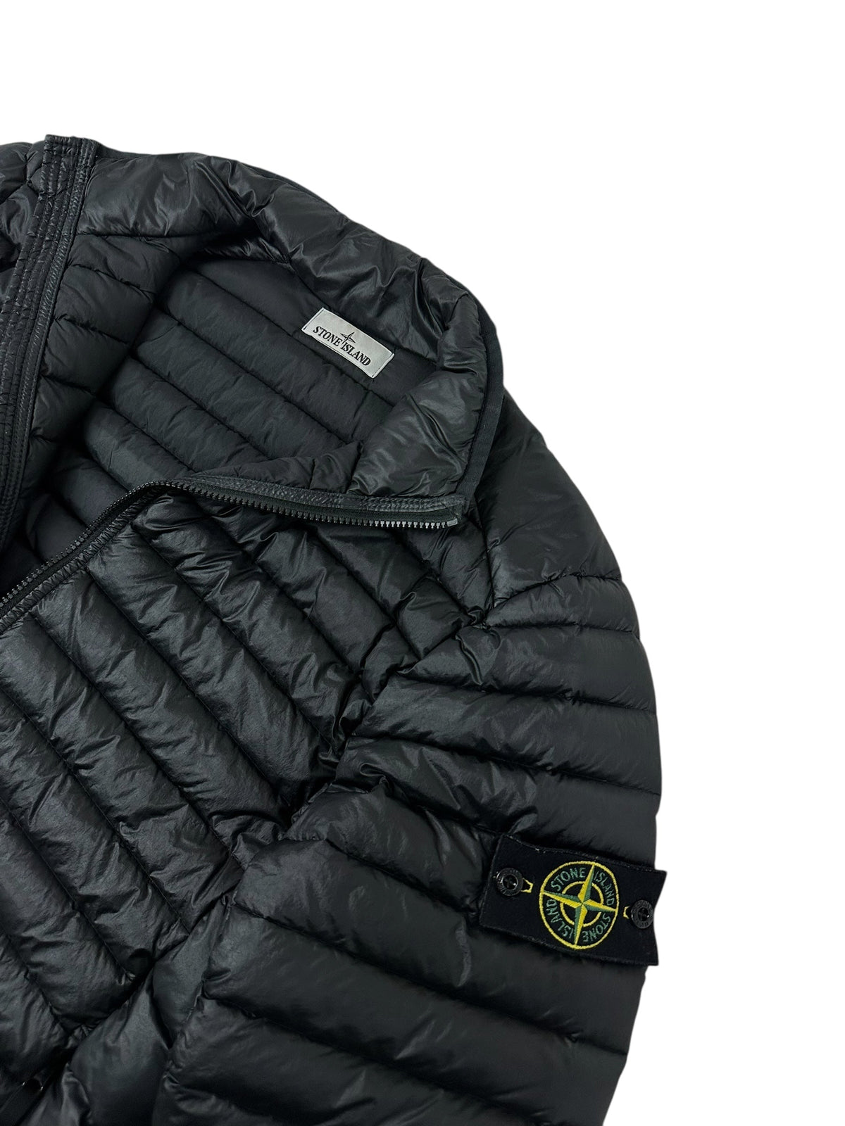 Doudoune Stone Island noir taille S - Vue de dos