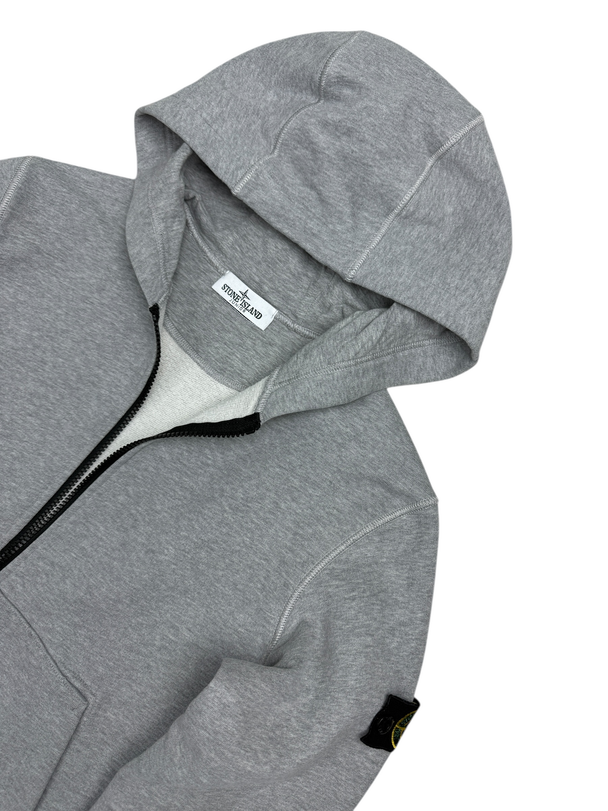 Gilet Stone Island gris taille 12 ans - Détail