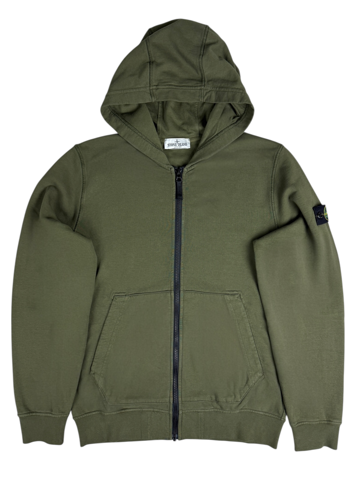 Gilet Stone Island kaki taille 14 ans - Vue de face