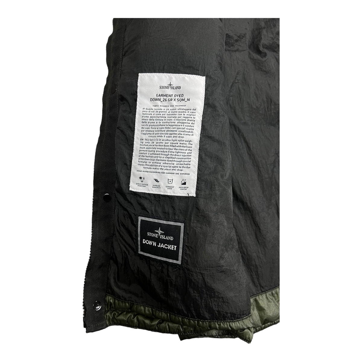 GILET STONE ISLAND GARMENT DYED - NB08