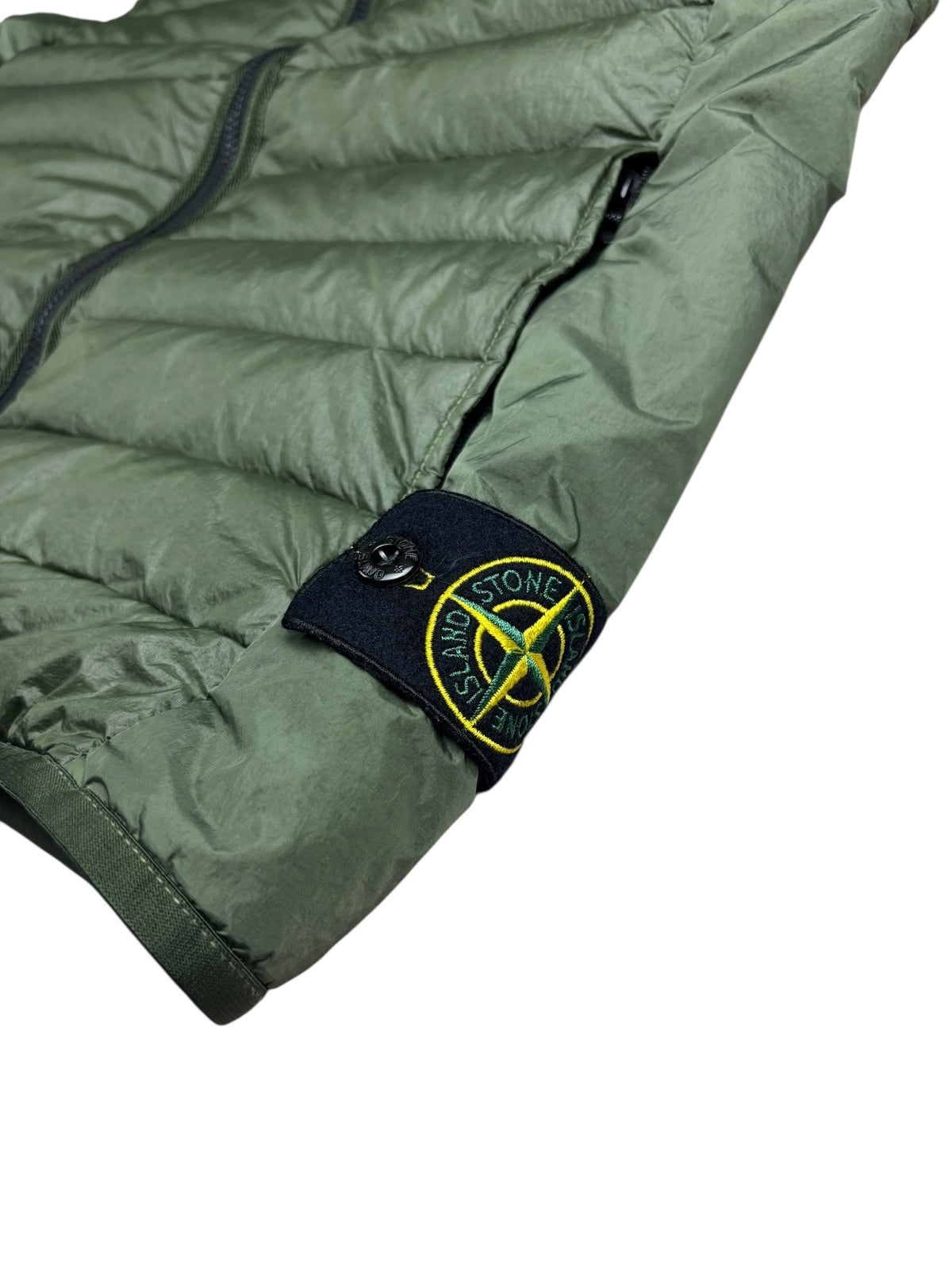 Gilet Stone Island kaki taille L - Vue de dos