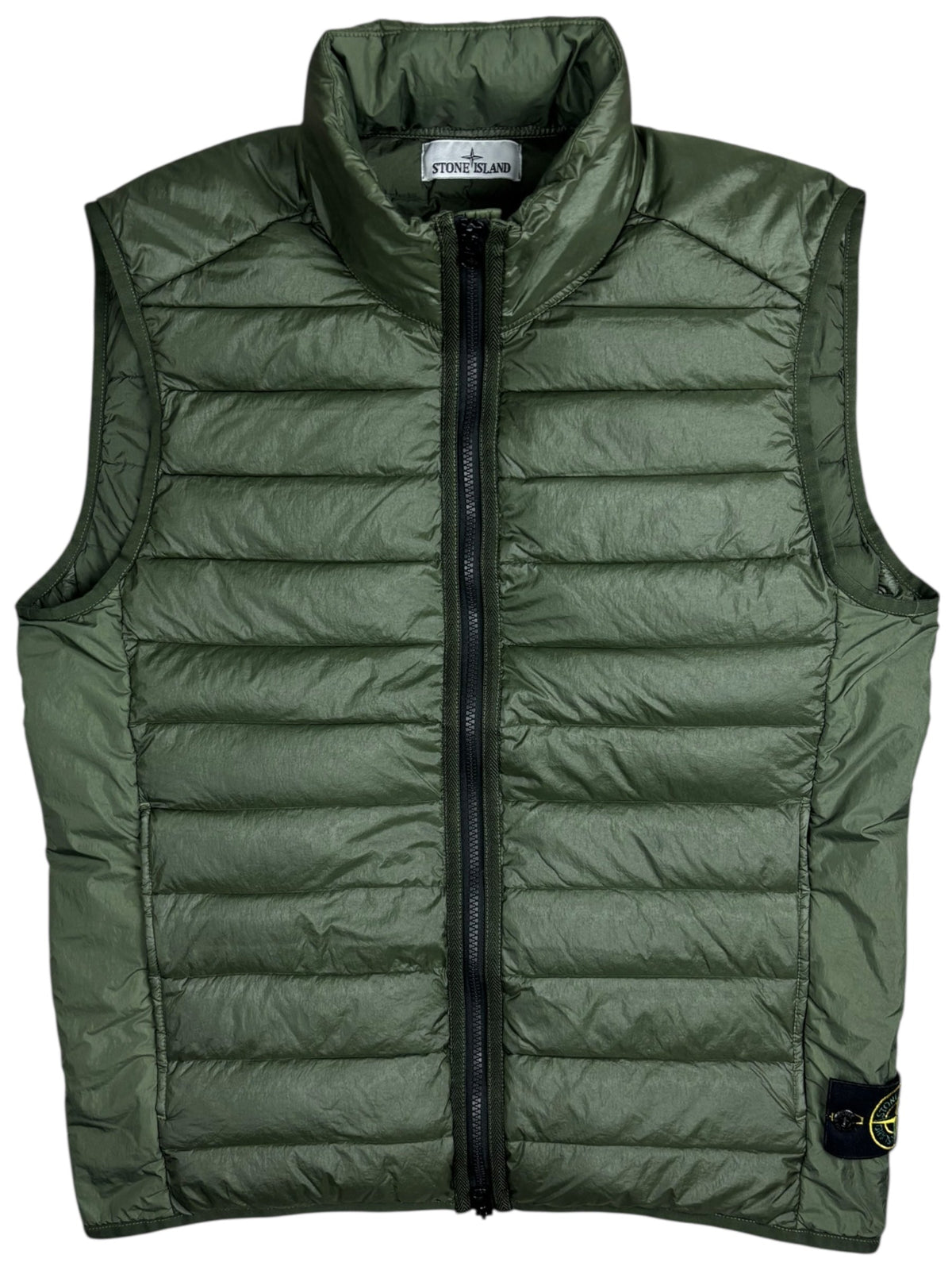 Gilet Stone Island kaki taille L - Vue de face