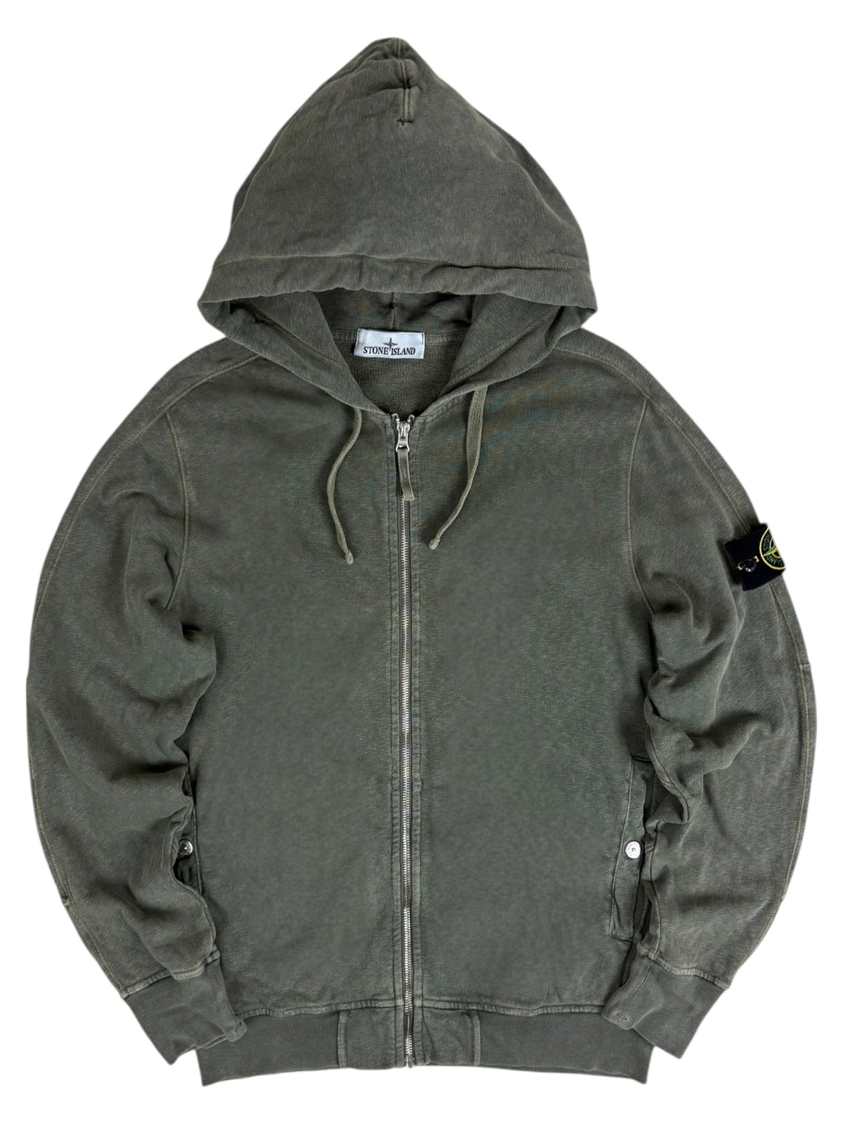 Gilet Stone Island kaki taille M - Vue de face