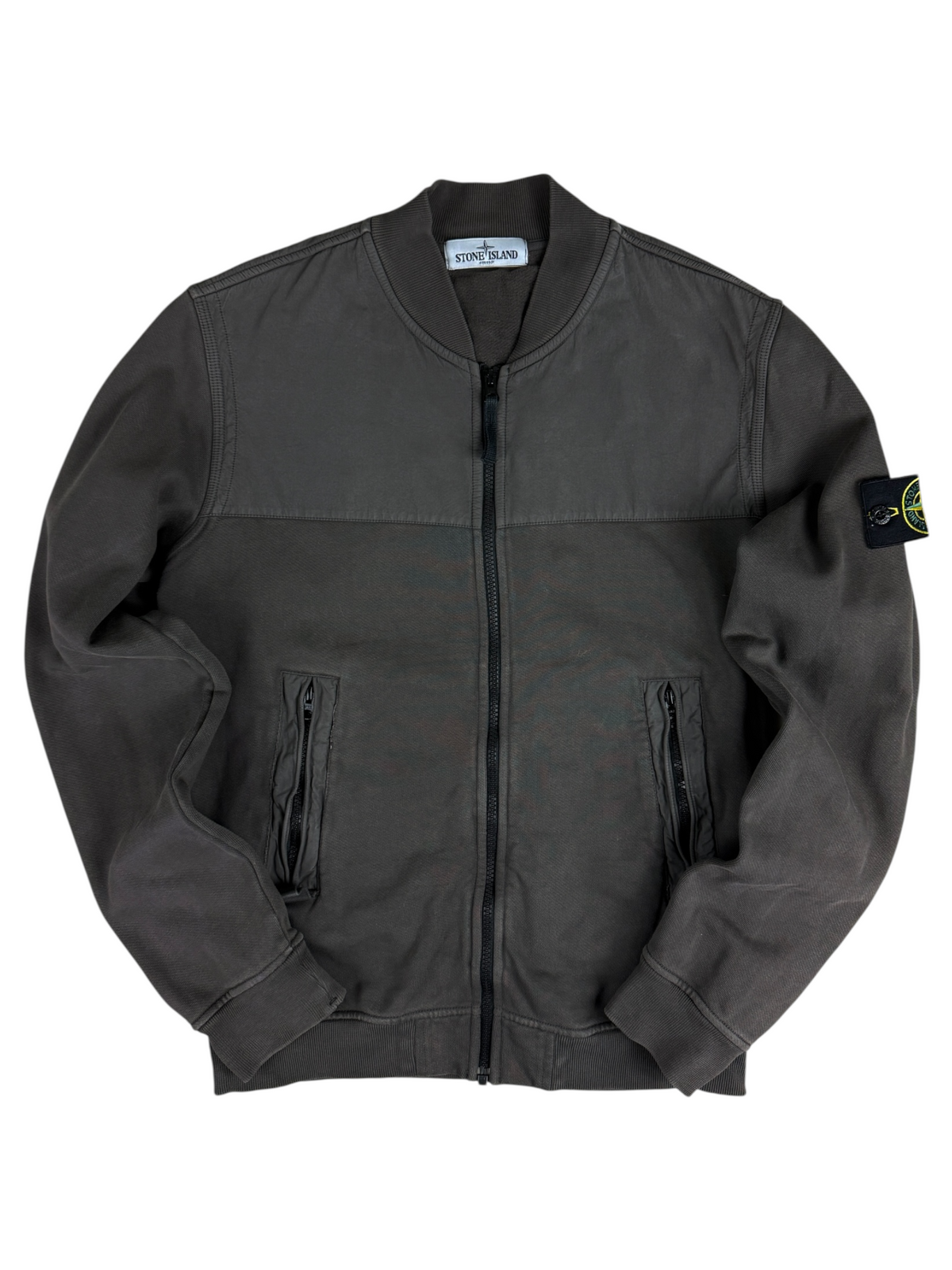 Gilet Stone Island kaki taille M - Vue de face