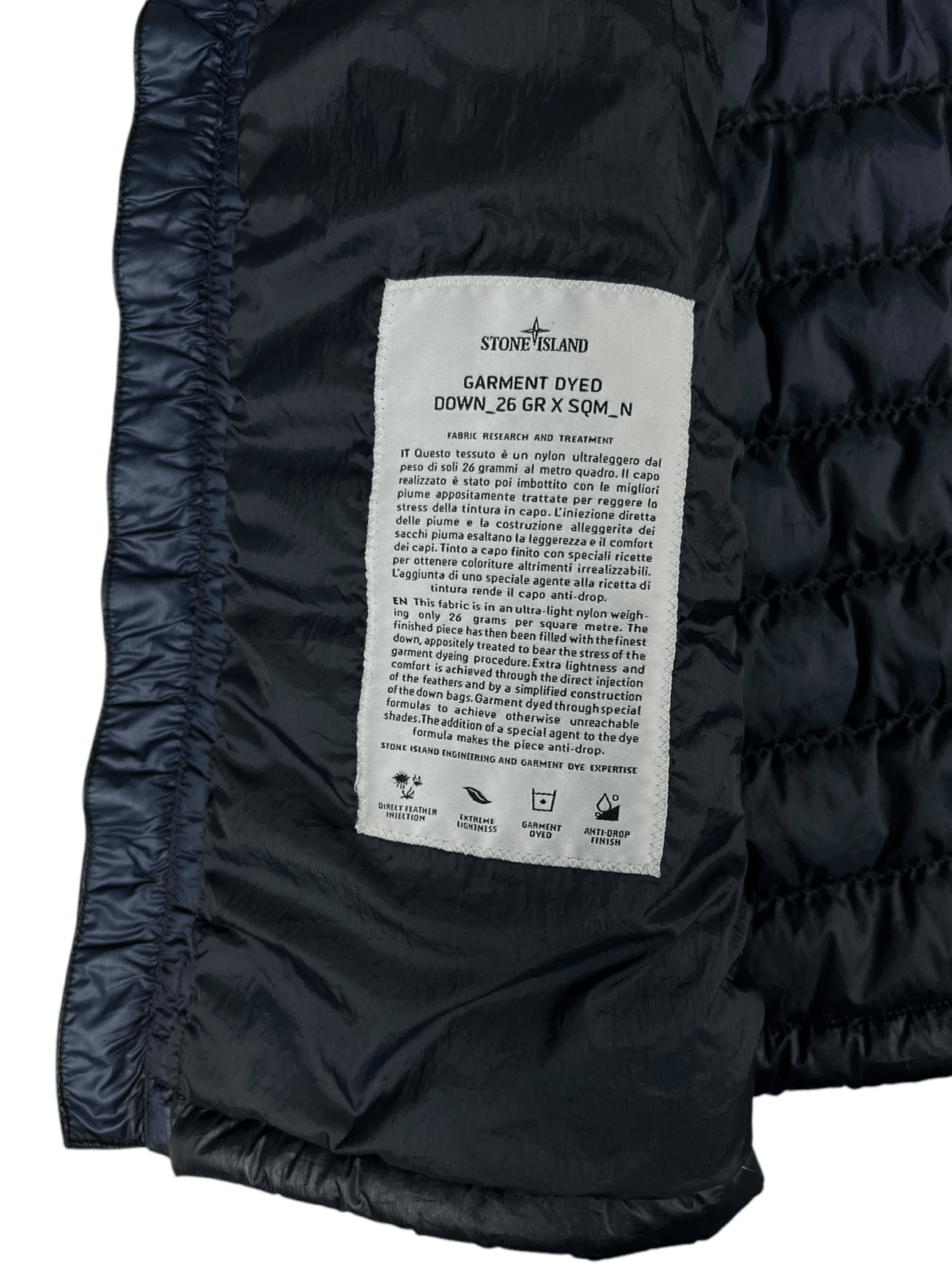 GILET STONE ISLAND GARMENT DYED - NB08 SHOP