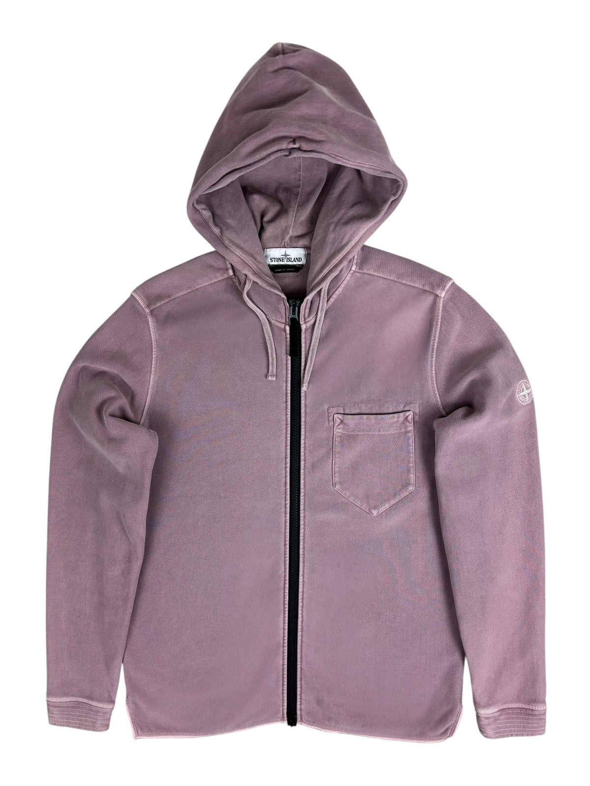 Gilet Stone Island mauve taille L - Vue de face