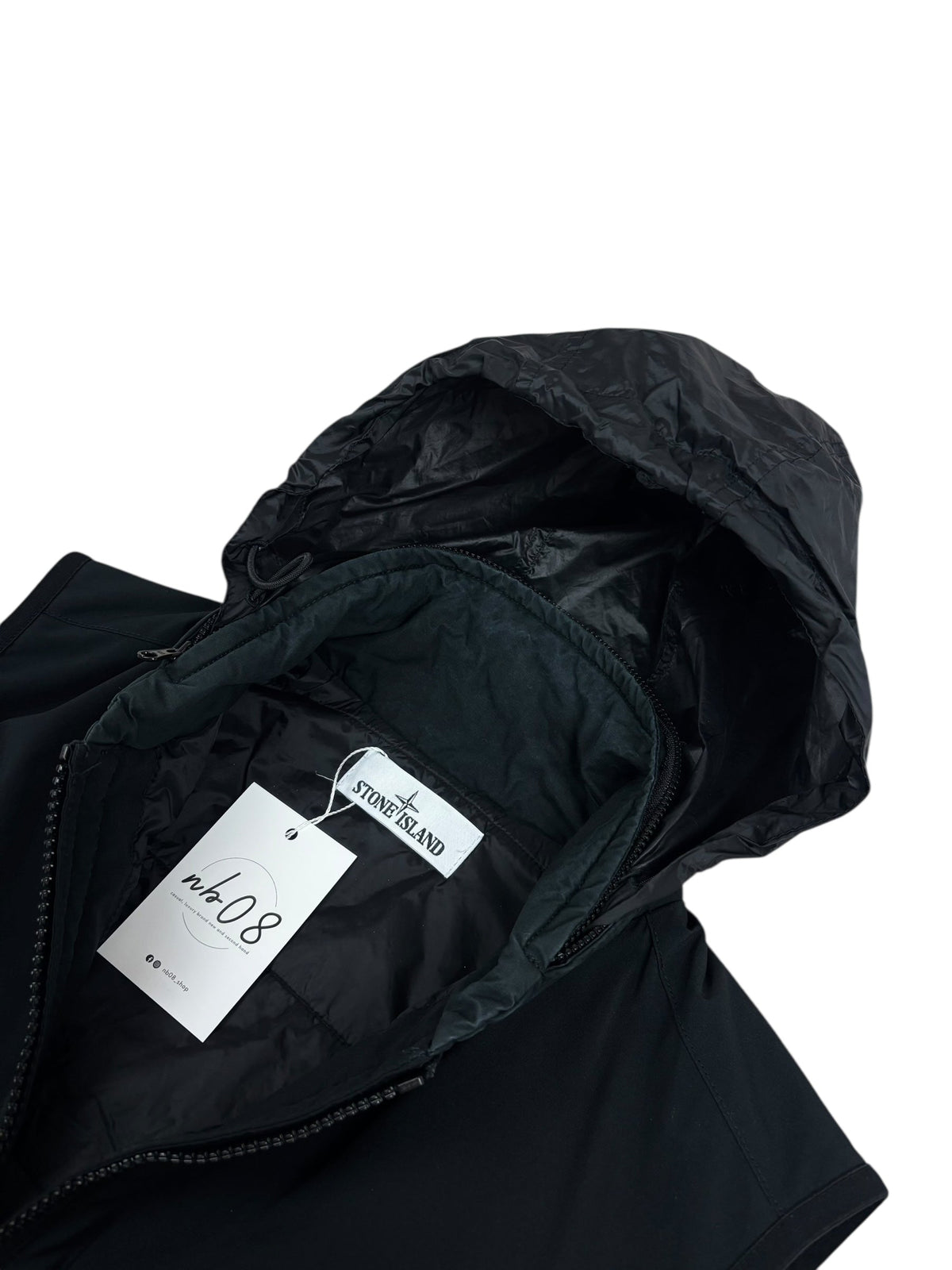 Gilet Stone Island noir taille S - Vue de dos