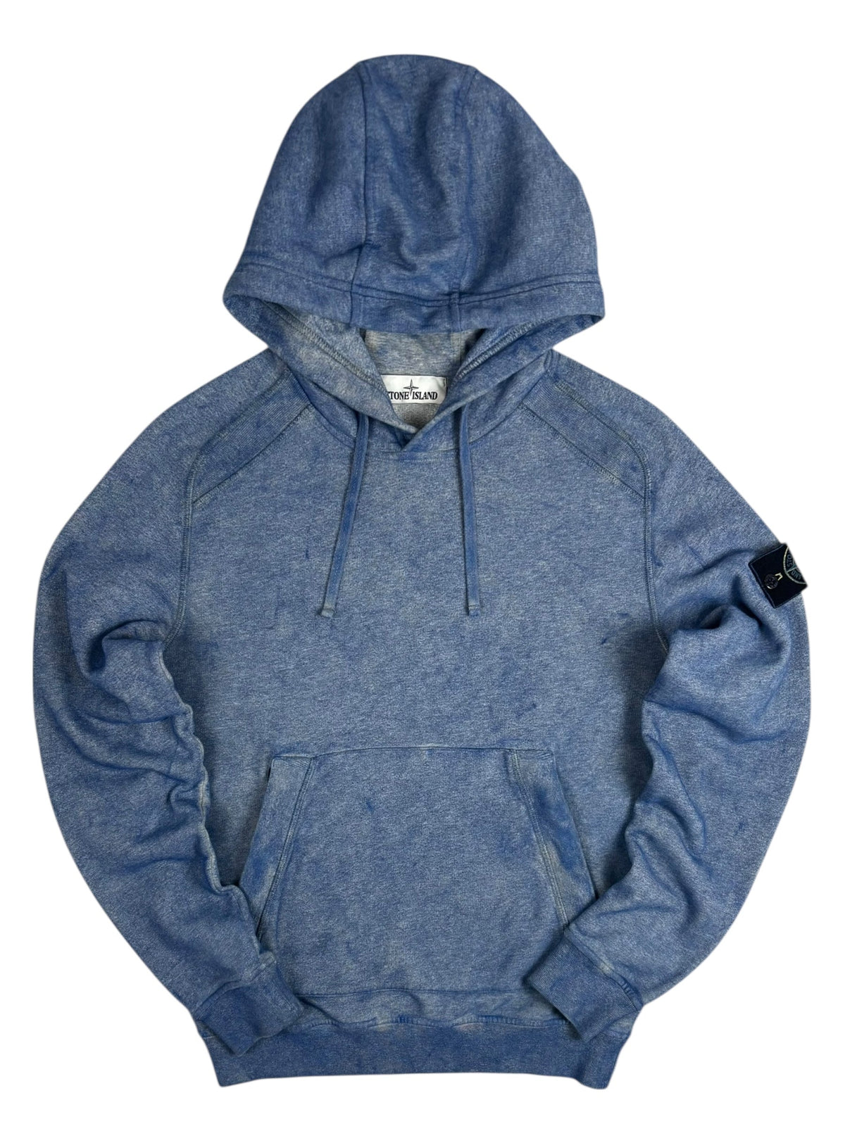 Hoodie Stone Island bleu taille S - Vue de face