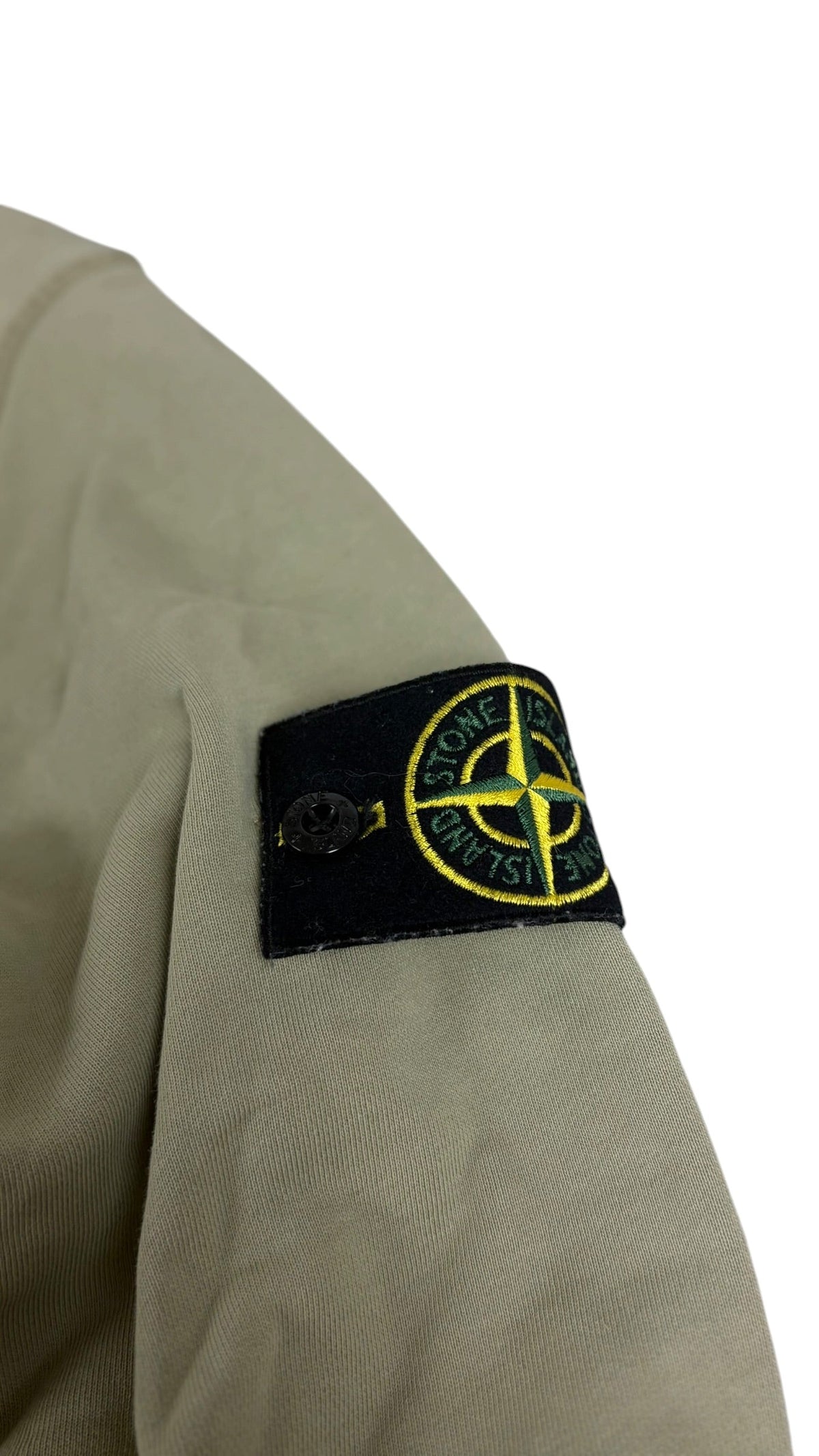 Hoodie Stone Island kaki taille L - Vue de dos