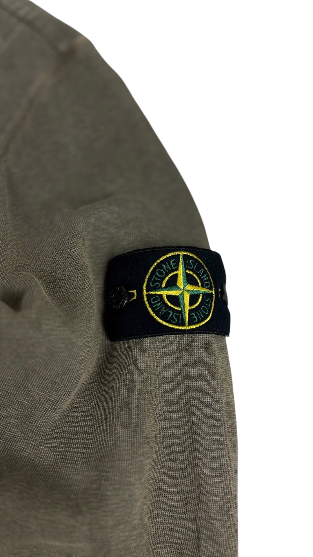 Hoodie Stone Island kaki taille M - Vue de dos