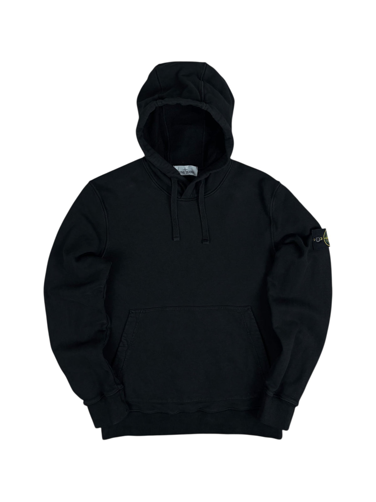 Hoodie Stone Island noir taille M - Vue de face