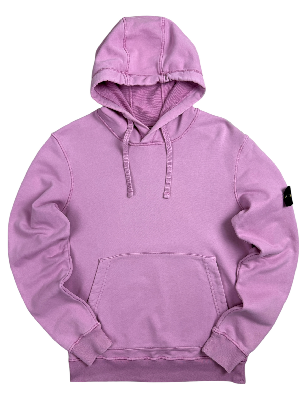 Hoodie Stone Island rose taille M - Vue de face