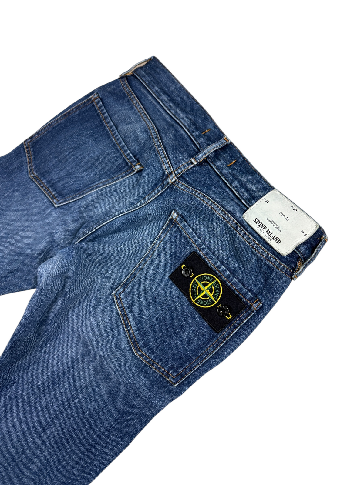 Jean Stone Island marine taille PANTALON W29 - Vue de dos