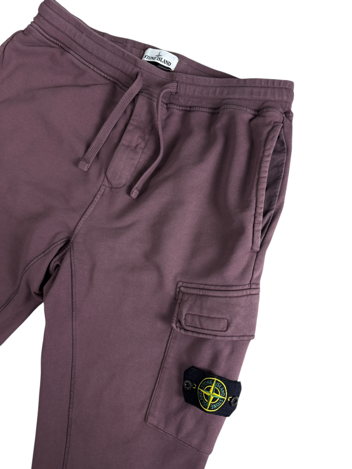 Jogging Stone Island bordeaux taille L - Détail