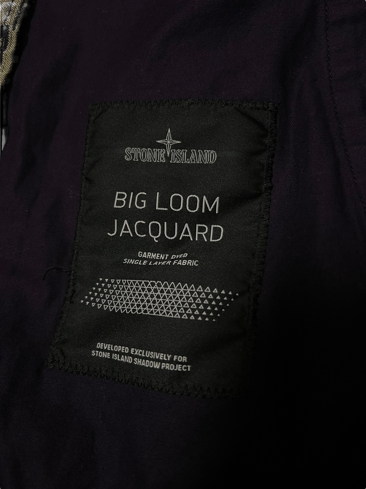 MANTEAU STONE ISLAND BIG LOOM JACQUARD SHADOW PROJECT - NB08
