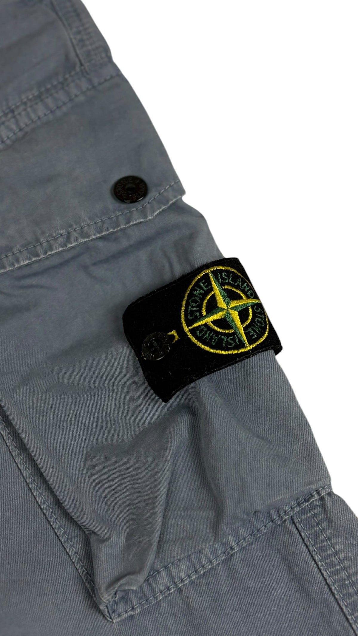 Pantalon Stone Island bleu taille PANTALON W34 - Détail