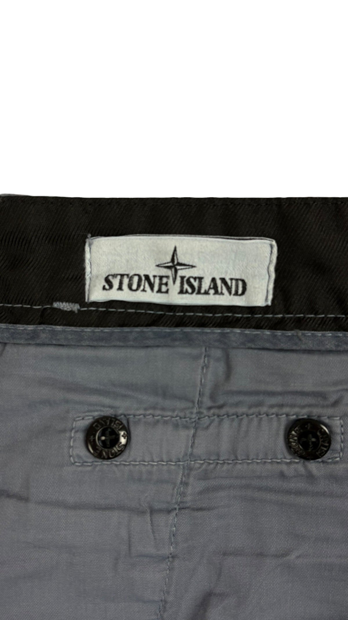 Pantalon Stone Island bleu taille PANTALON W34 - Logo et étiquette