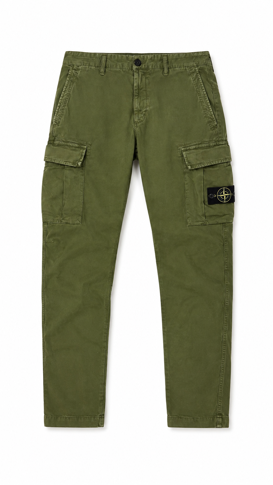 Pantalon Cargo Stone Island kaki taille W32, seconde main authentifiée NB08 — vue 1
