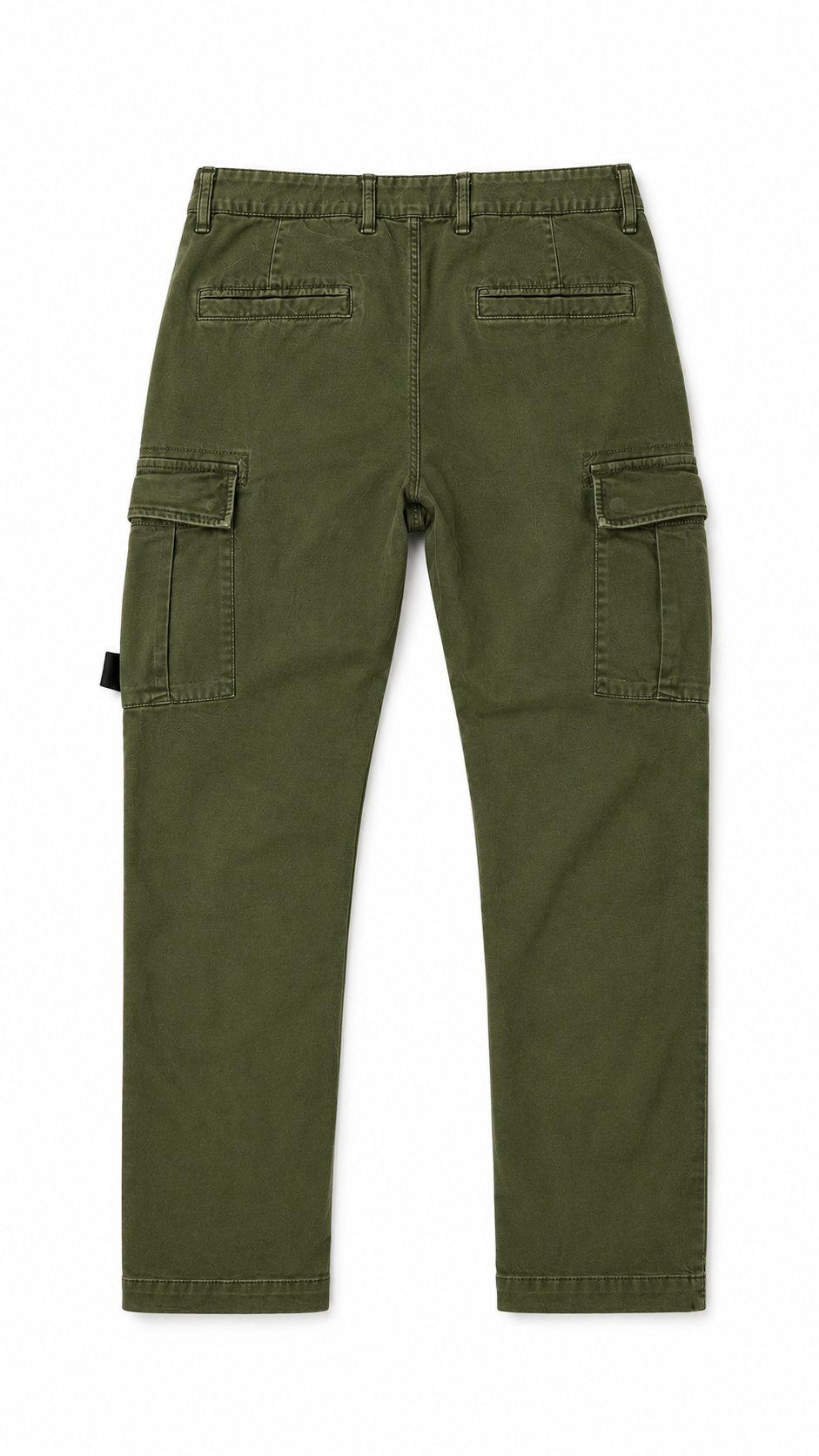 Pantalon Cargo Stone Island kaki taille W32, vue de dos — vue 2
