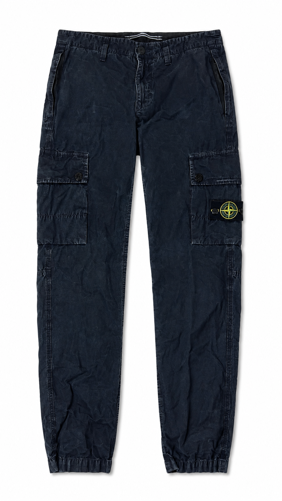 Pantalon Cargo Stone Island marine taille W32, seconde main authentifiée NB08 — vue 1