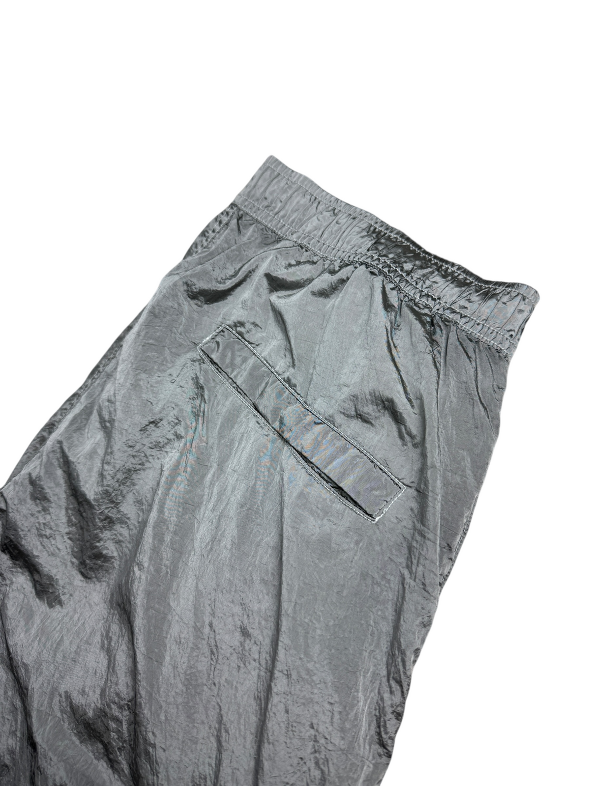 Pantalon Stone Island gris métallisé taille PANTALON W34 - Logo et étiquette