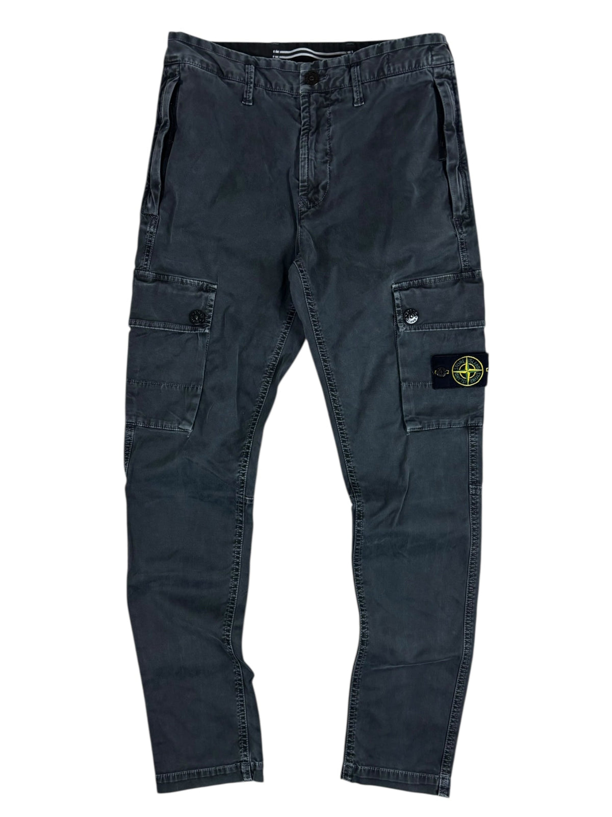 Pantalon Stone Island gris taille PANTALON W29 - Vue de face