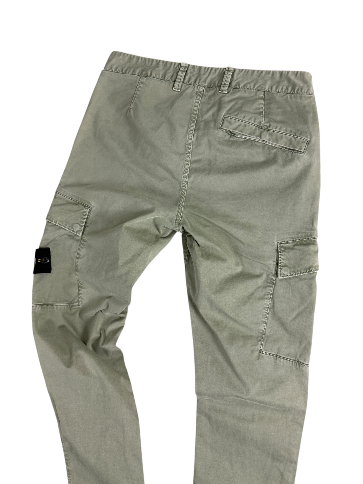 Pantalon Stone Island kaki taille PANTALON W30 - Détail