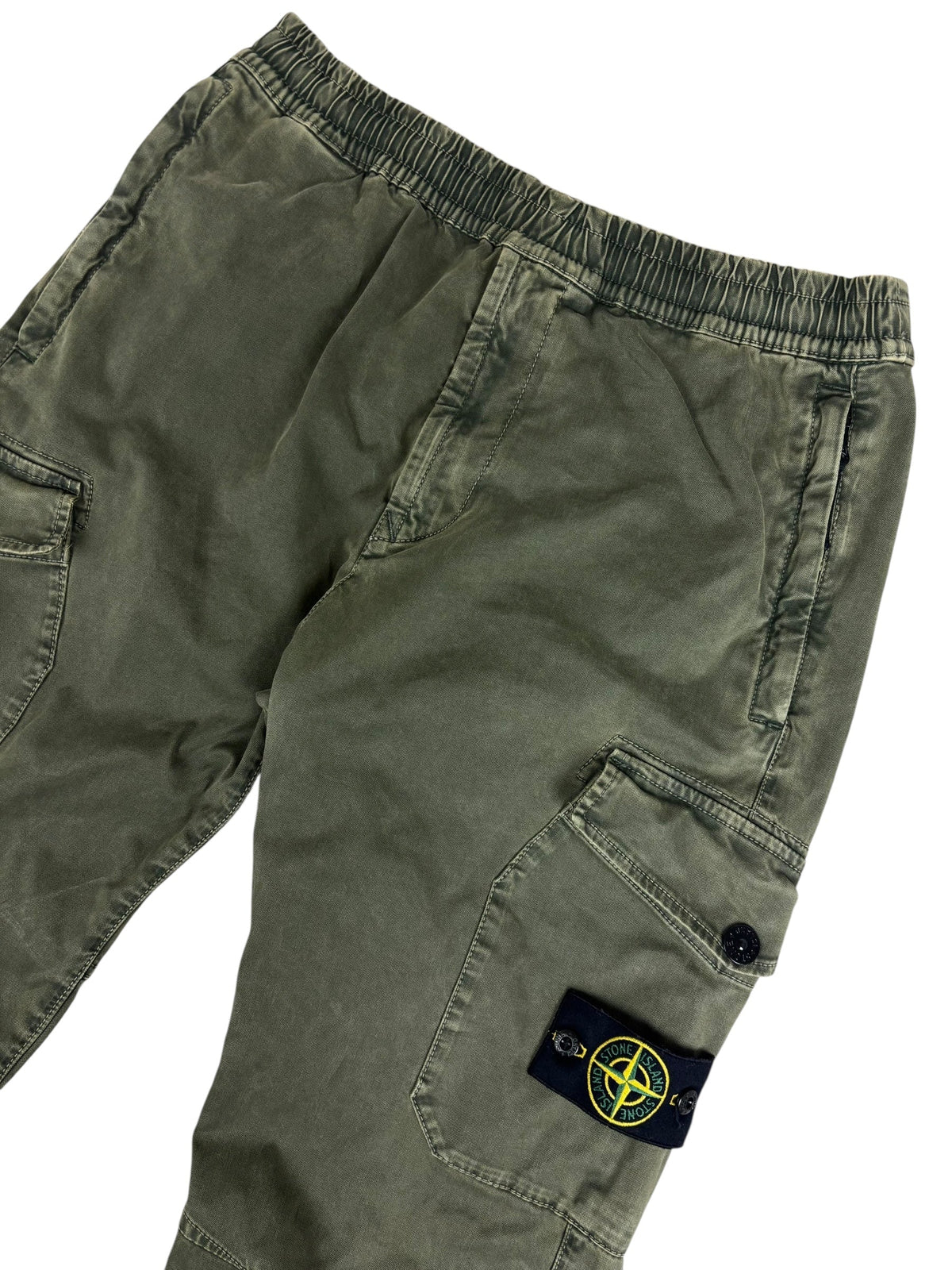 Pantalon Stone Island kaki taille W32 - Vue de dos