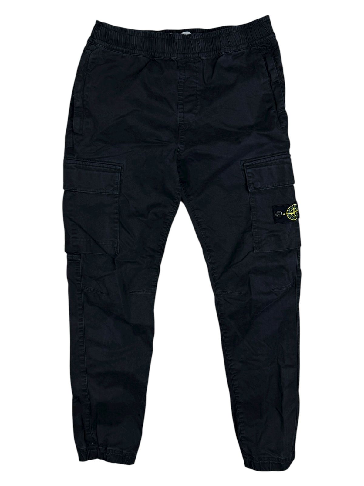 Pantalon Stone Island noir taille 12 ans - Vue de face