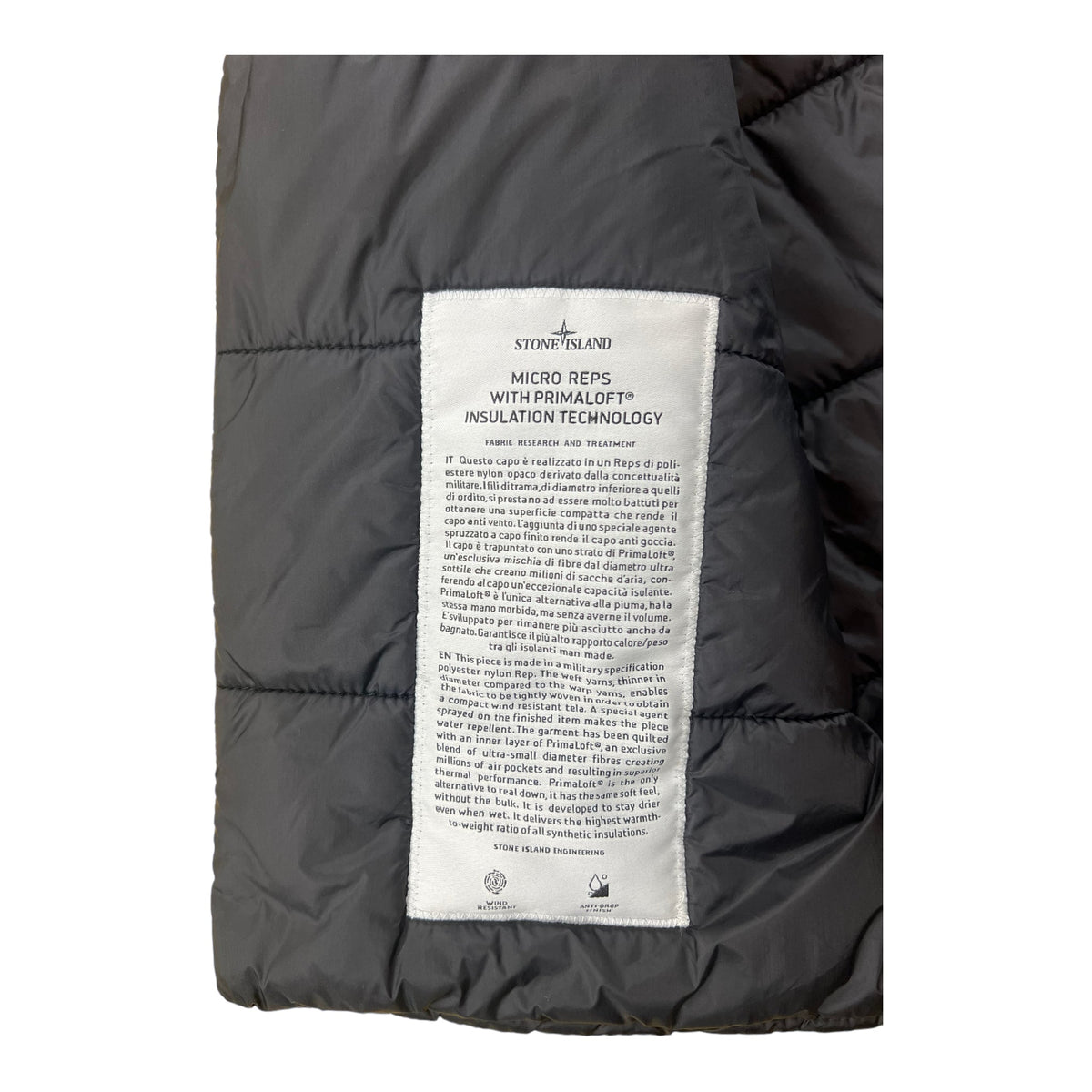 PARKA STONE ISLAND MICRO REPS PRIMALOFT - NB08