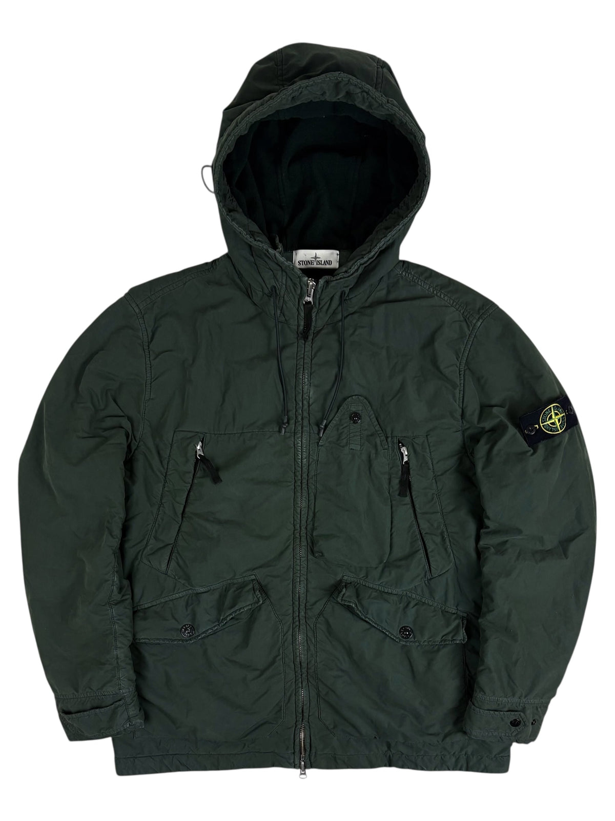 Parka Stone Island kaki taille XXL - Vue de face