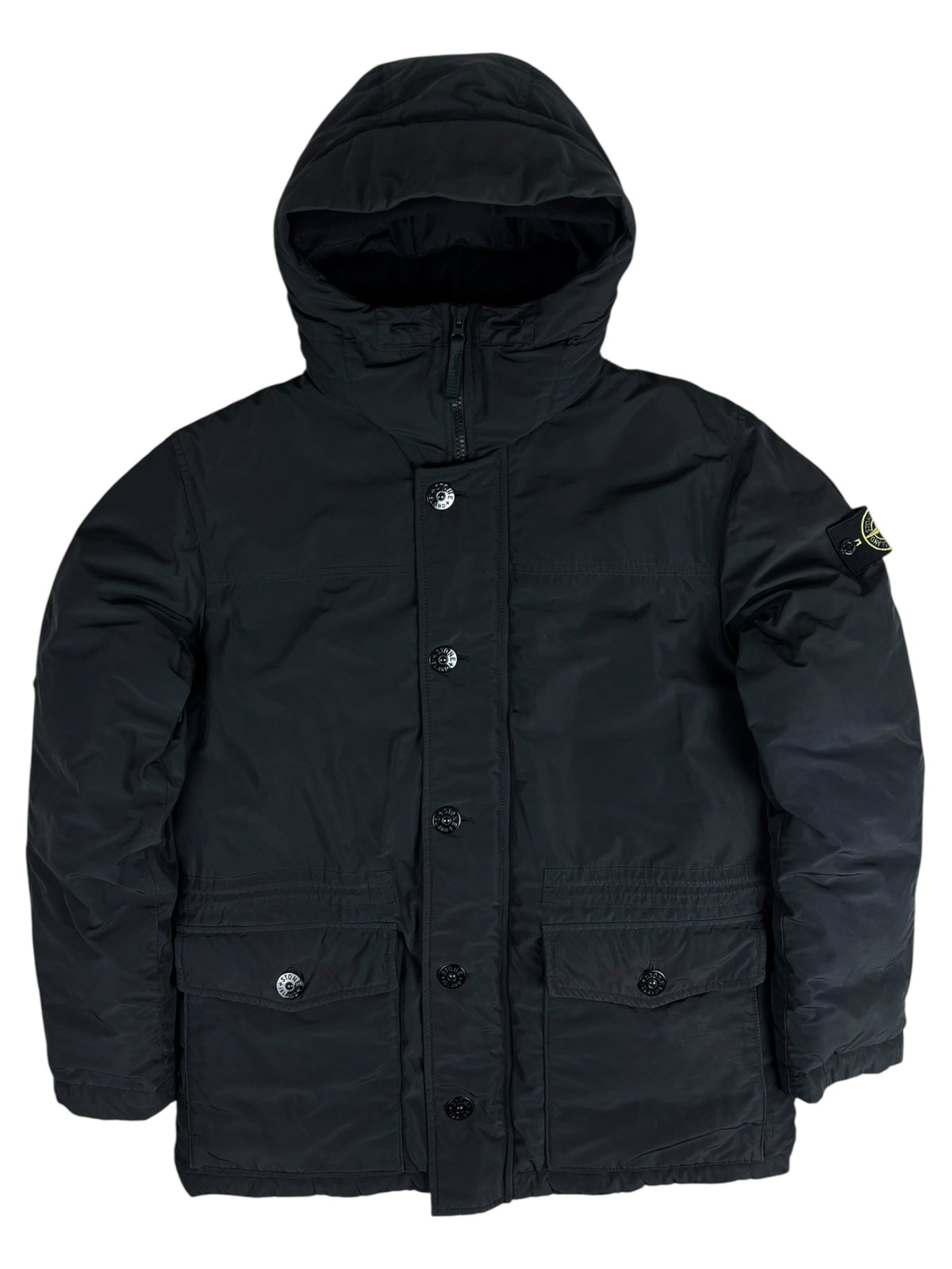 Parka Stone Island noir taille L - Vue de face