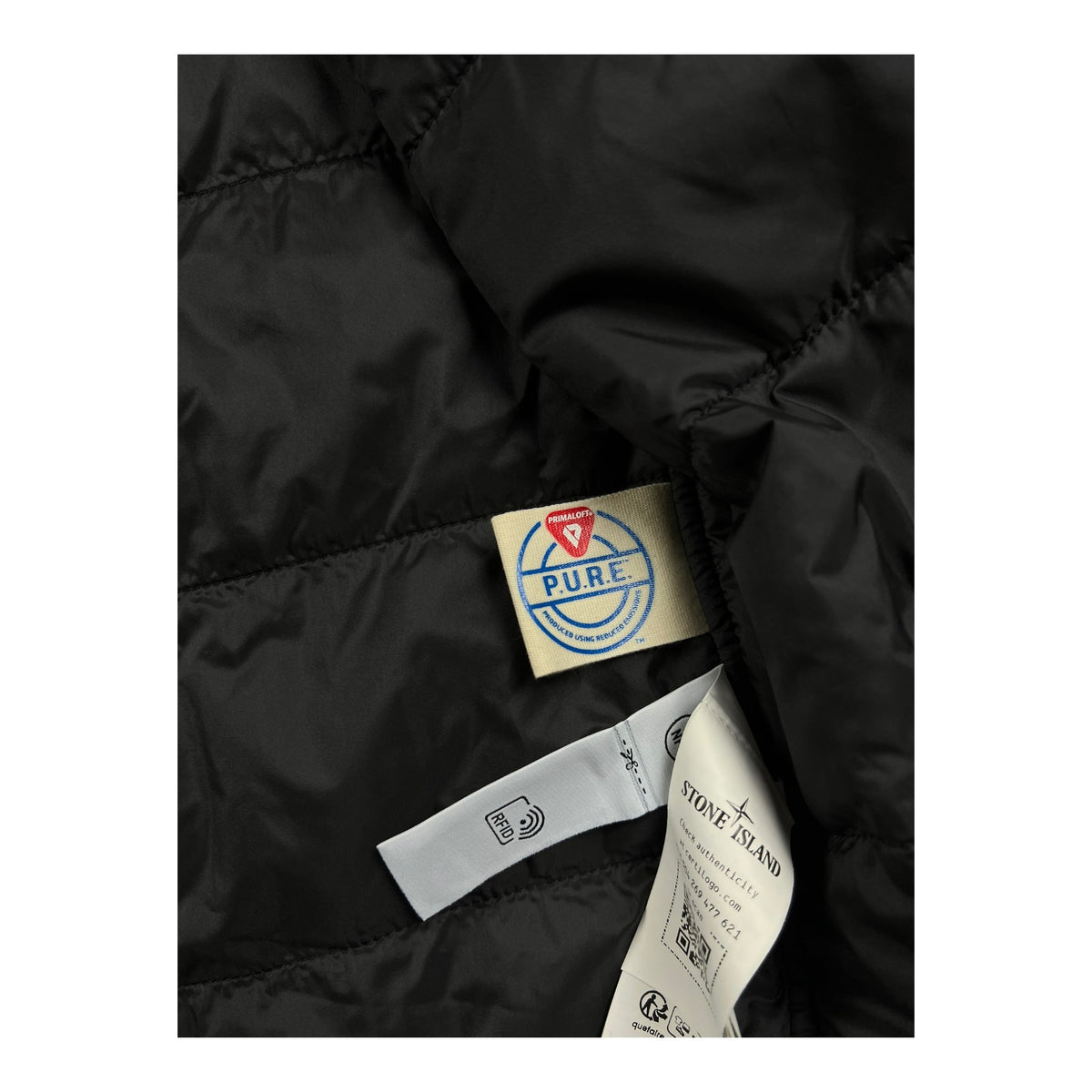 PARKA STONE ISLAND MICRO TWILL WITH PRIMALOFT INSULATION TECHNOLOGY - NB08