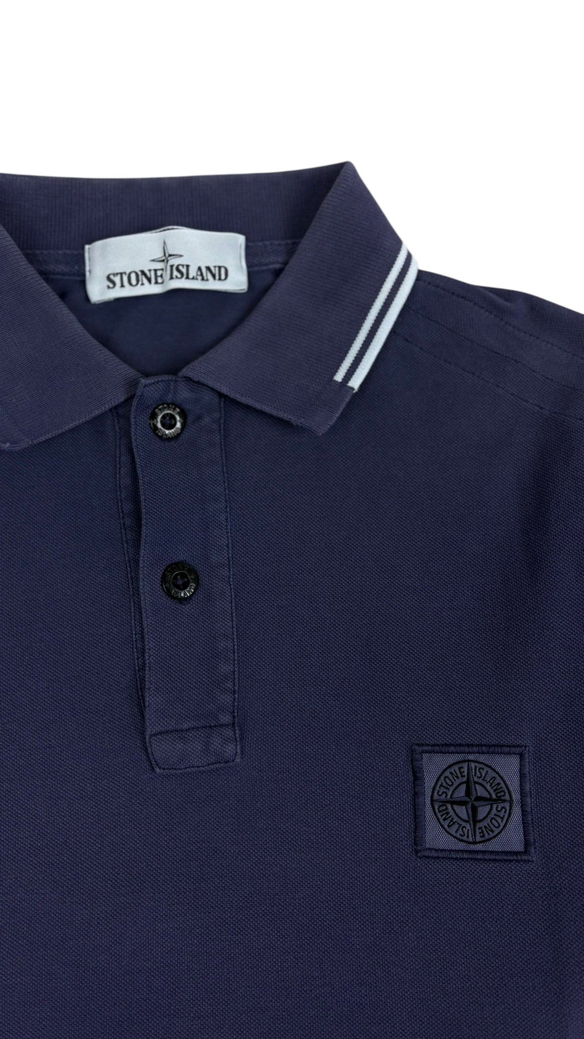 Polo Stone Island mauve taille S - Vue de dos