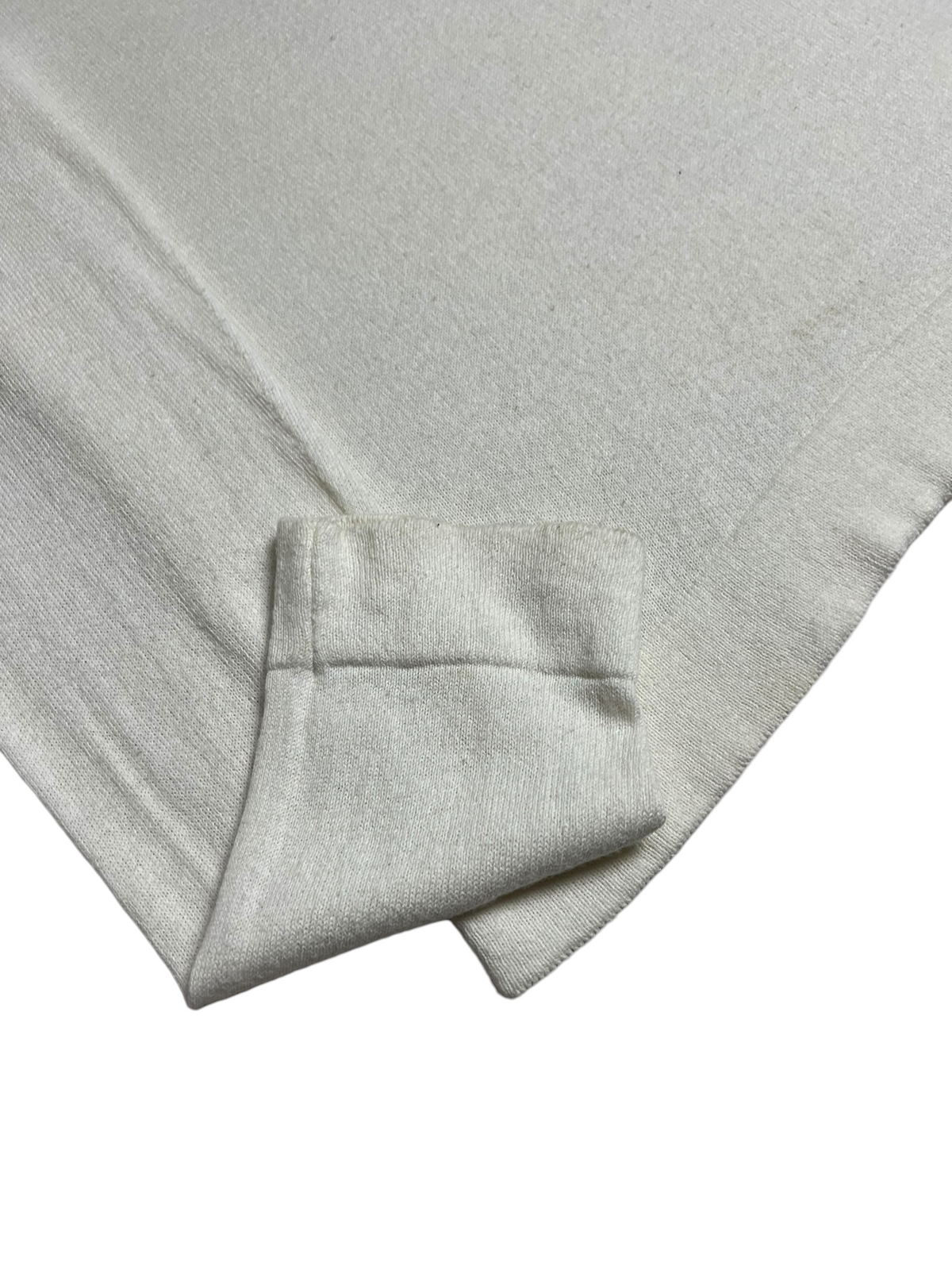Pull Stone Island blanc taille L - Logo et étiquette