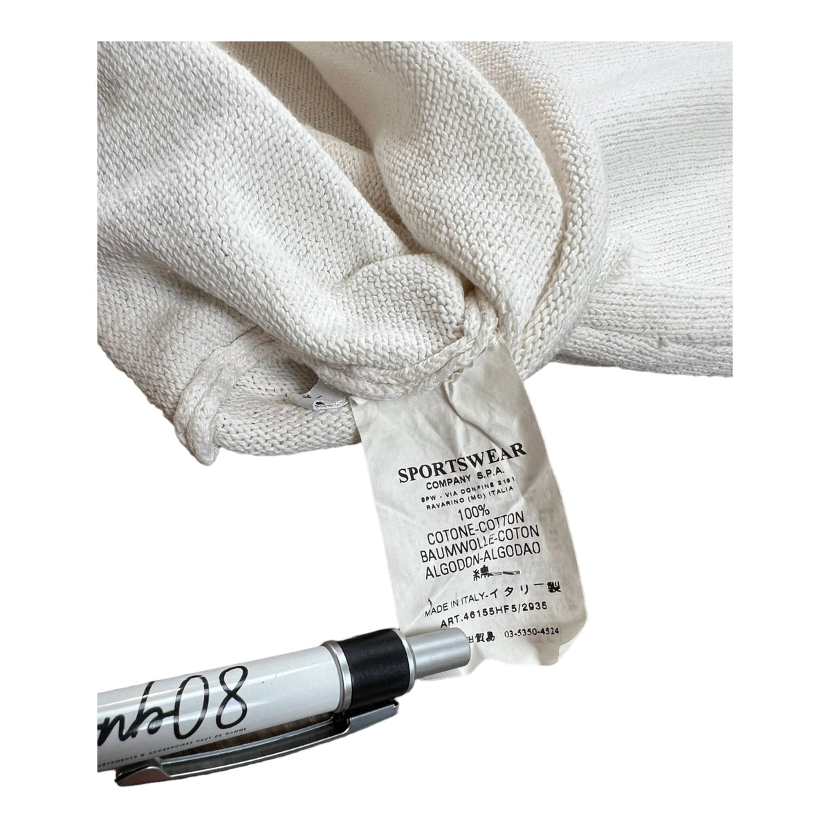 PULL COL EN V VINTAGE STONE ISLAND - NB08