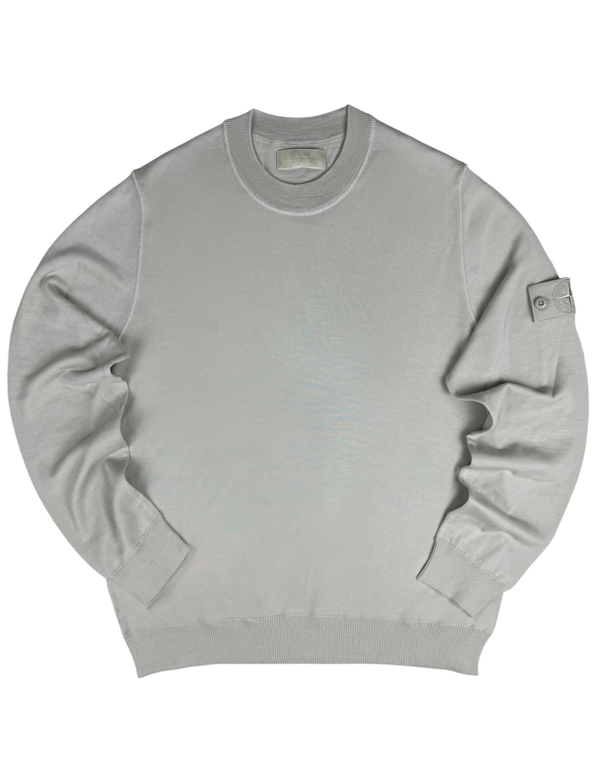 Pull Stone Island crème taille L - Vue de face