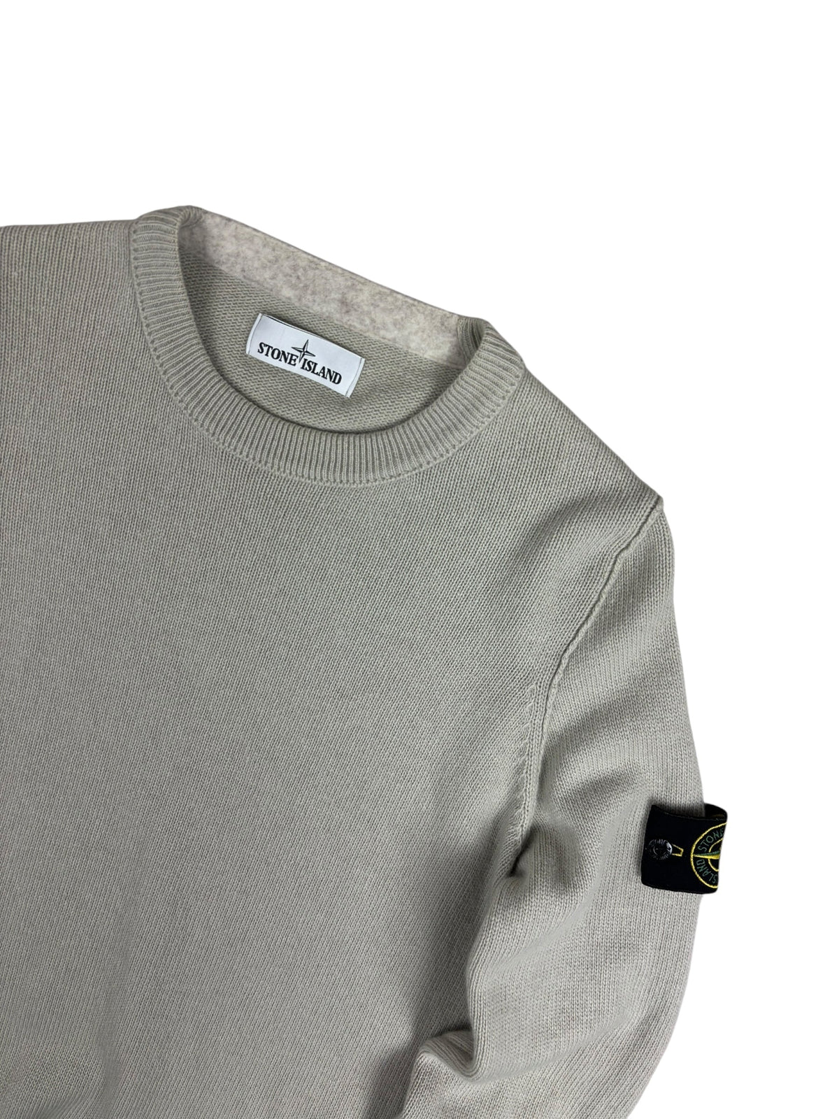 Pull Stone Island crème taille S - Vue de dos