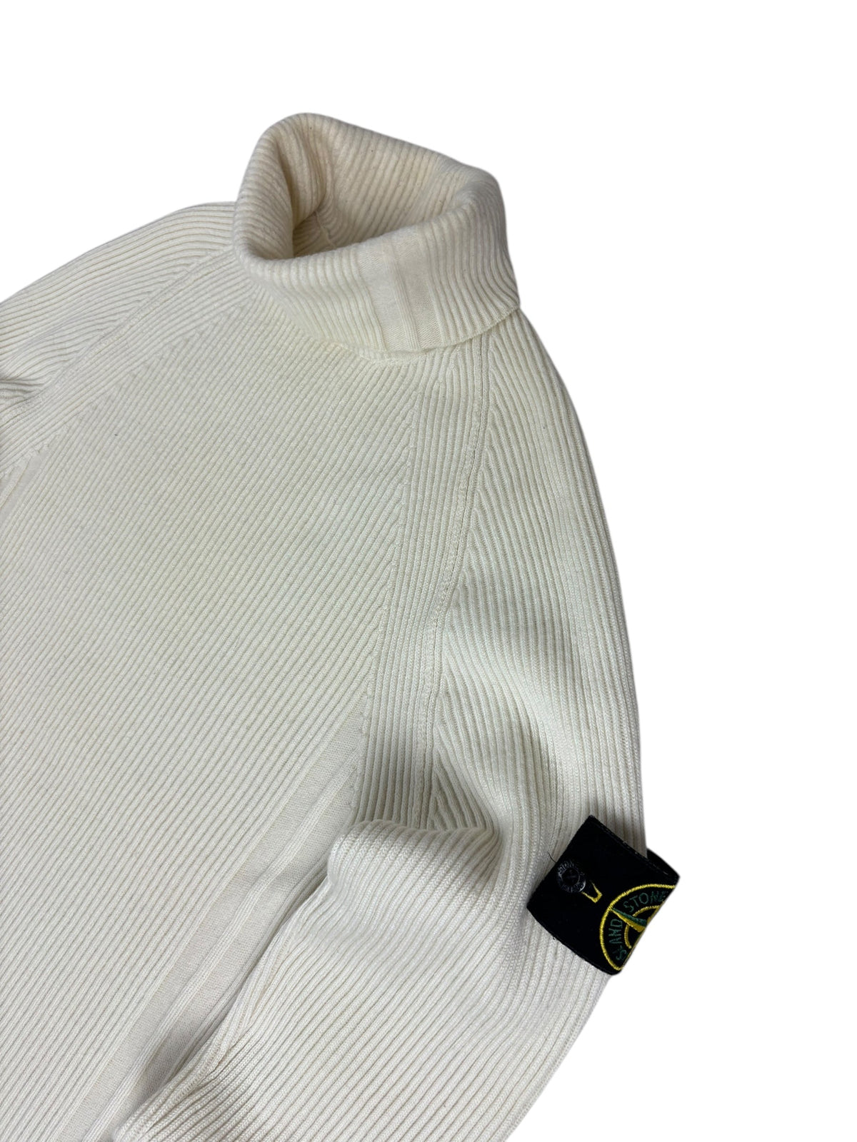 Pull Stone Island crème taille S - Vue de dos