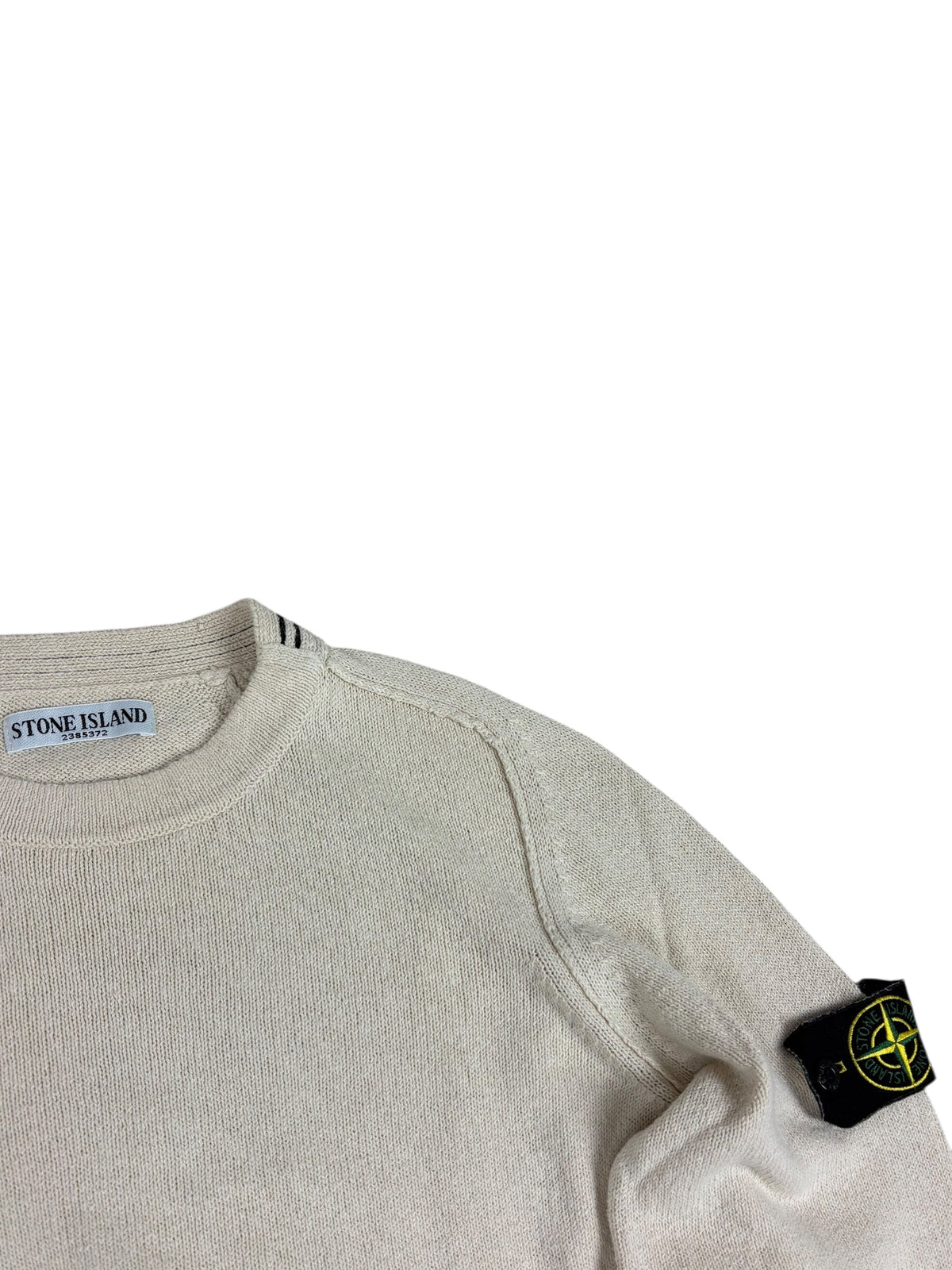 Pull Stone Island crème taille S - Vue de dos