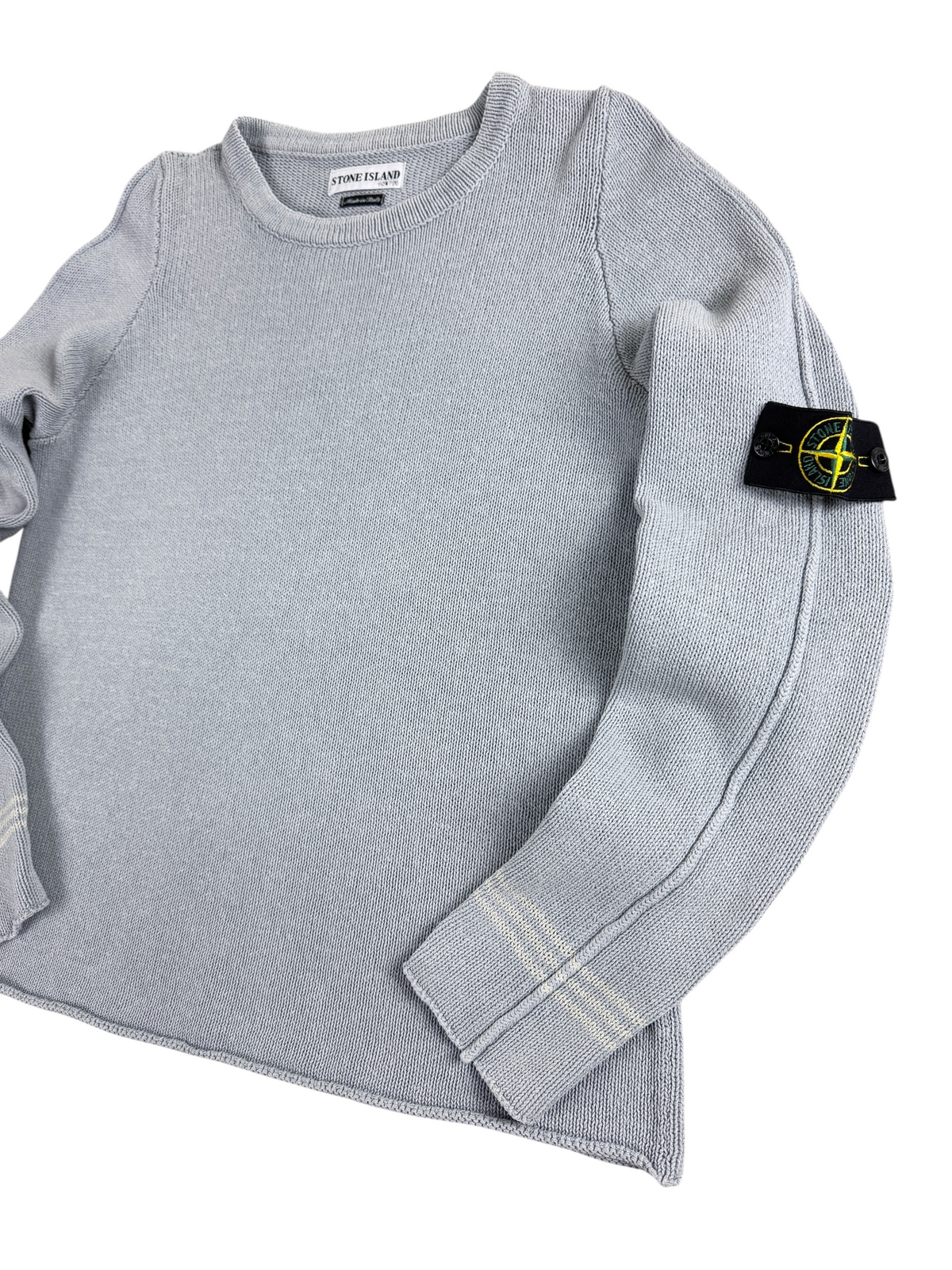 Pull Stone Island gris taille M - Vue de dos