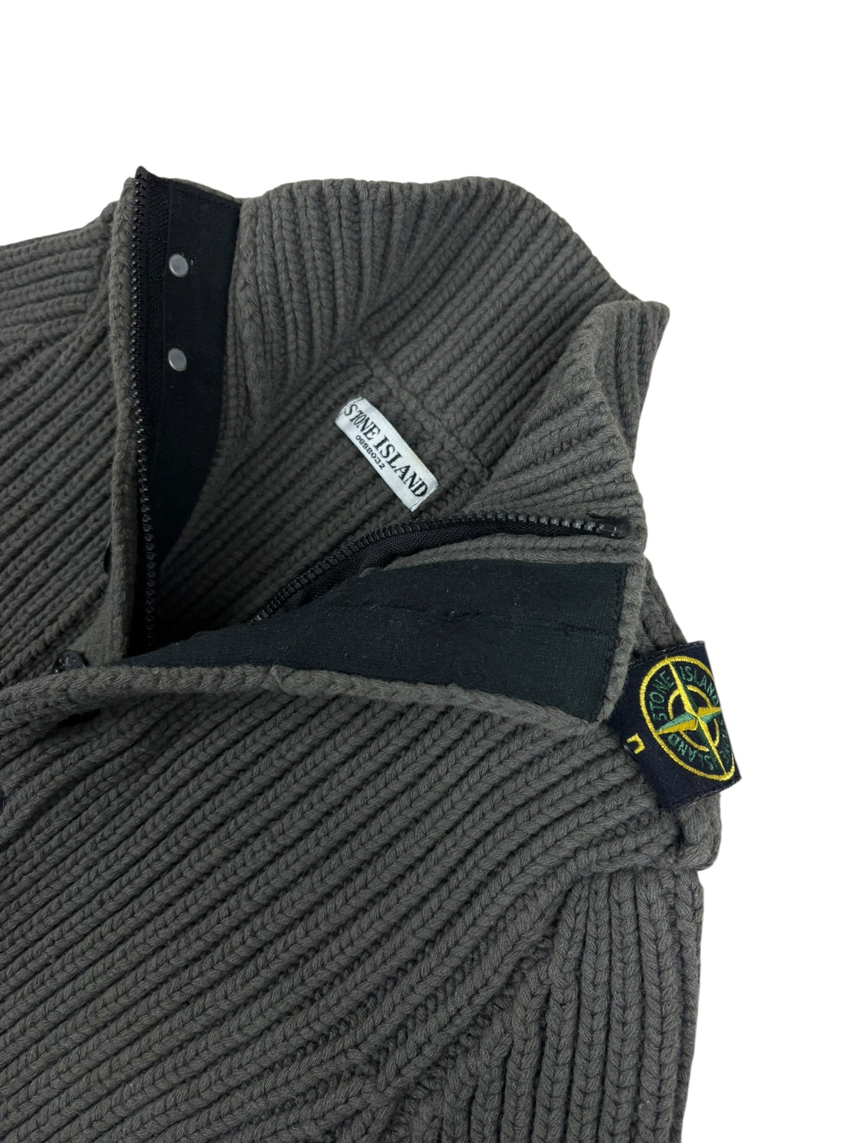 Pull Stone Island gris taille M - Vue de dos