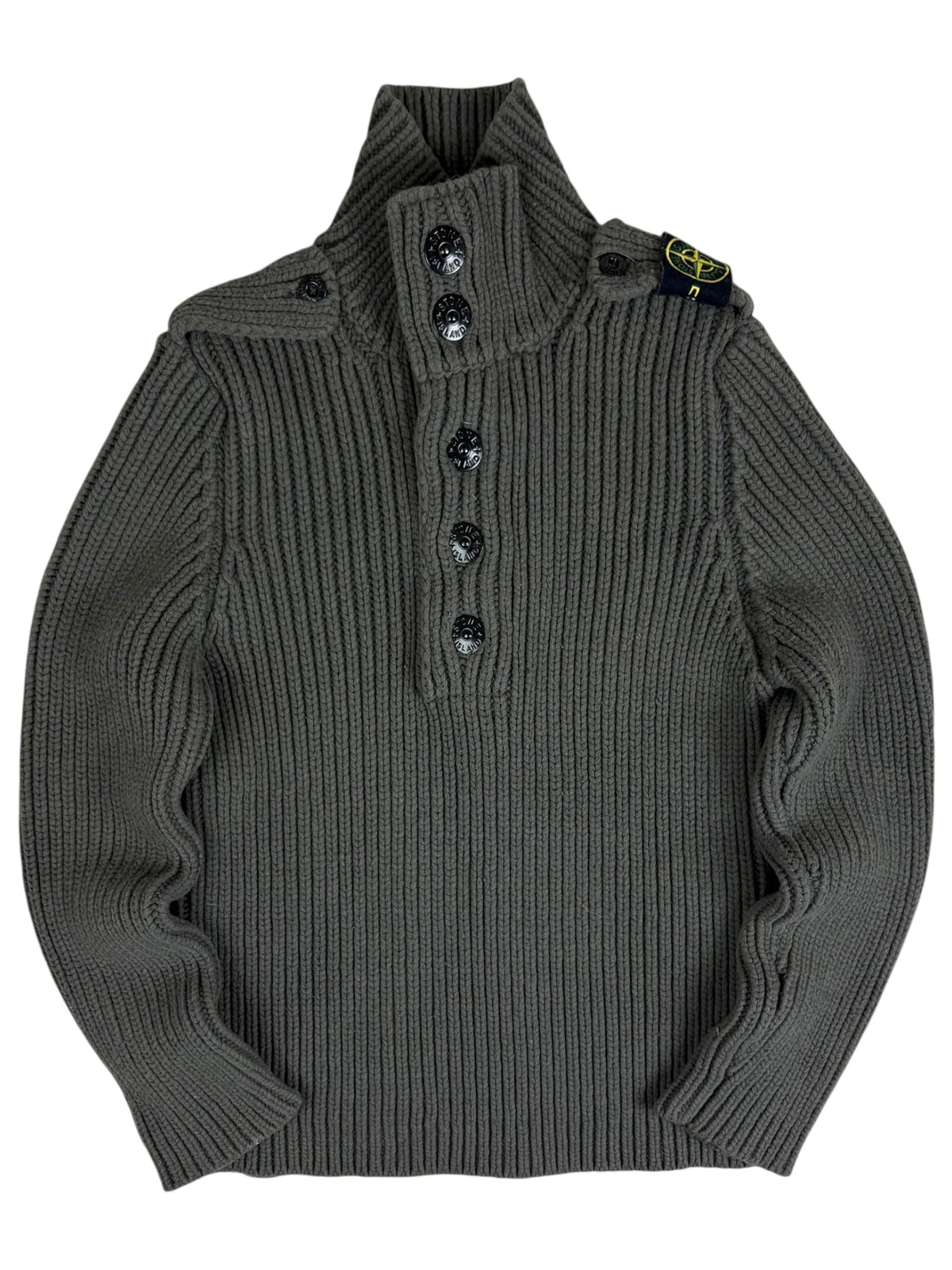 Pull Stone Island gris taille M - Vue de face