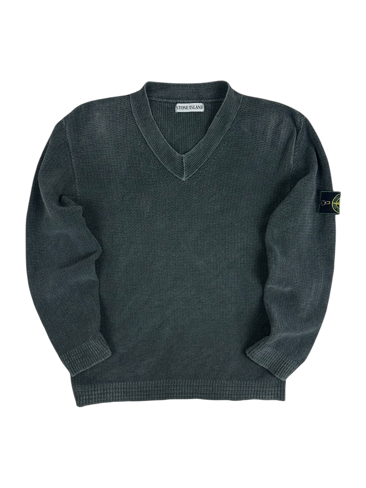 Pull Stone Island gris taille M - Vue de face