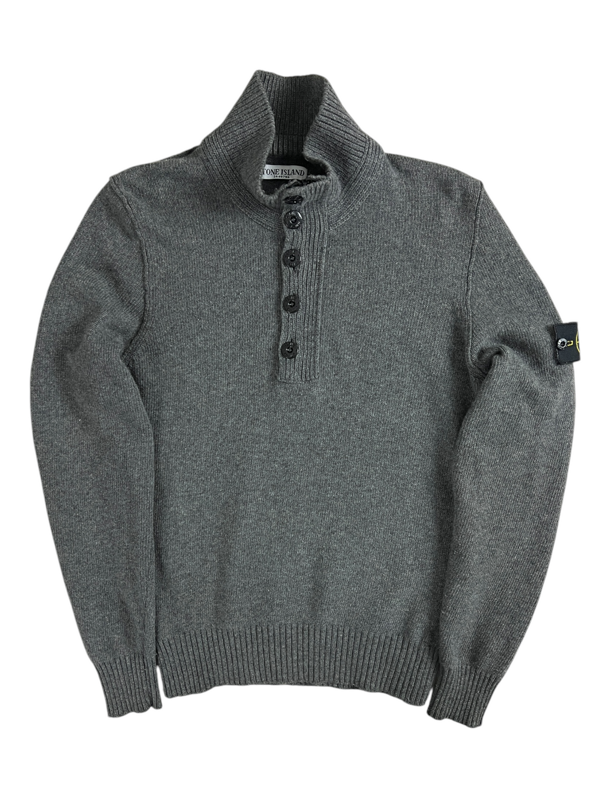 Pull Stone Island gris taille M - Vue de face